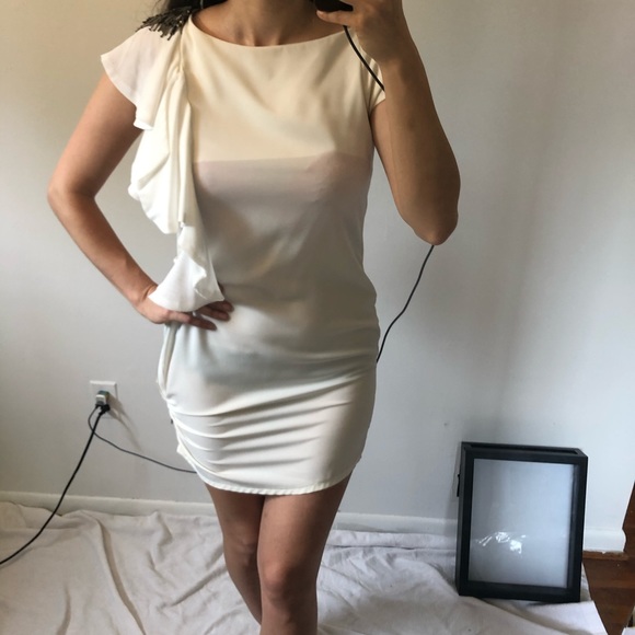Formal White Dress - Picture 1 of 3